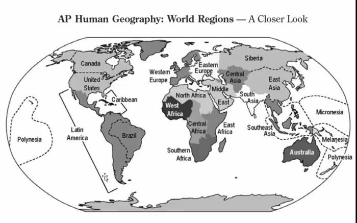 Ap world regions map quiz