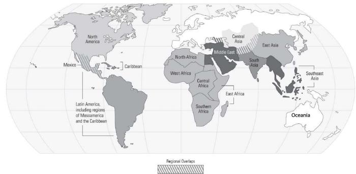 Regions ap history major geographical study lesson five