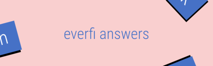 Answers to everfi module 5