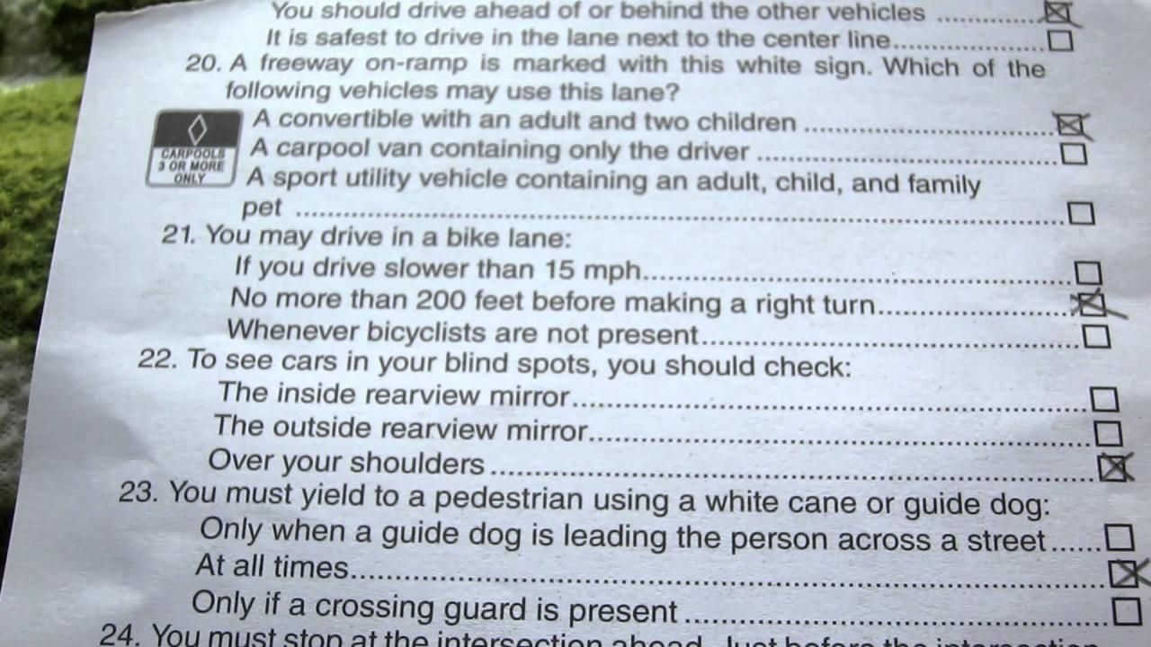 Ma motorcycle permit test answers