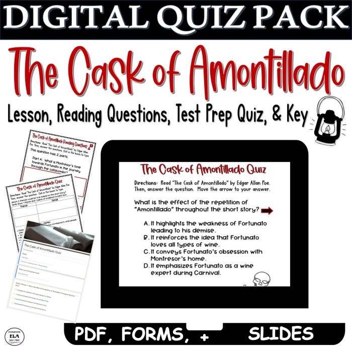 The cask of amontillado answer key pdf