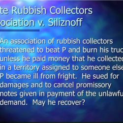 State rubbish collectors v siliznoff