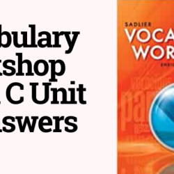 Vocabulary workshop level c unit 12 answers