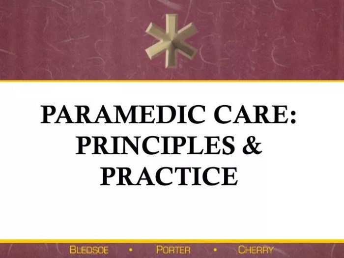 Paramedic care principles and practice 6th edition